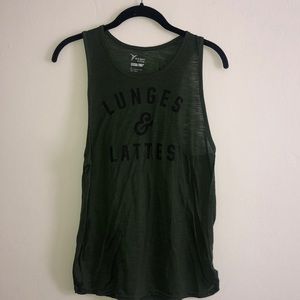 OLD NAVY ACTIVE “LUNGES & LATTES” TANK